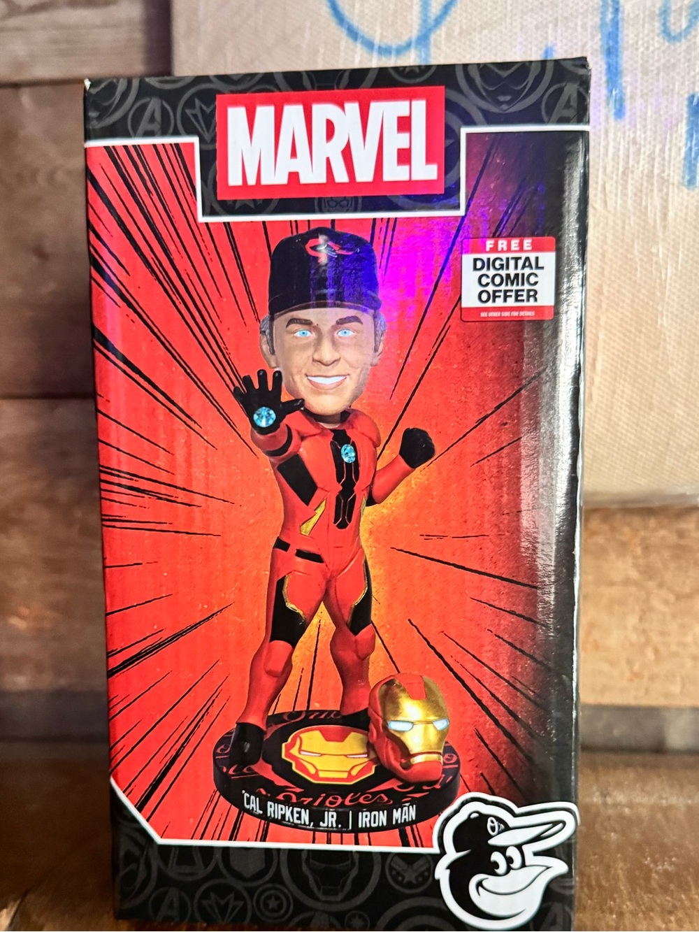 Cal Ripken Jr Baltimore Orioles Marvel Iron Man Bobblehead 2025